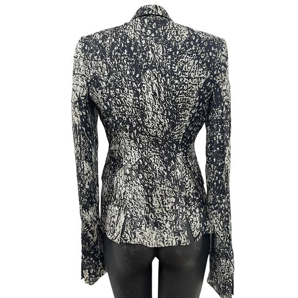 RIck Owens Giacca 60 CM Soft Blazer in Black Pearl 40 - Picture 4 of 4